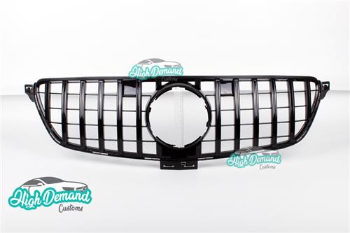 GLE X166 GT 15-18BLACK GTR STYLE FRONT GRILLE FOR BENZ GLE CLASS X166 15-18